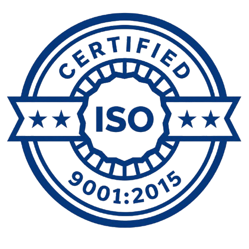 ISO 9001:2015 certification seal