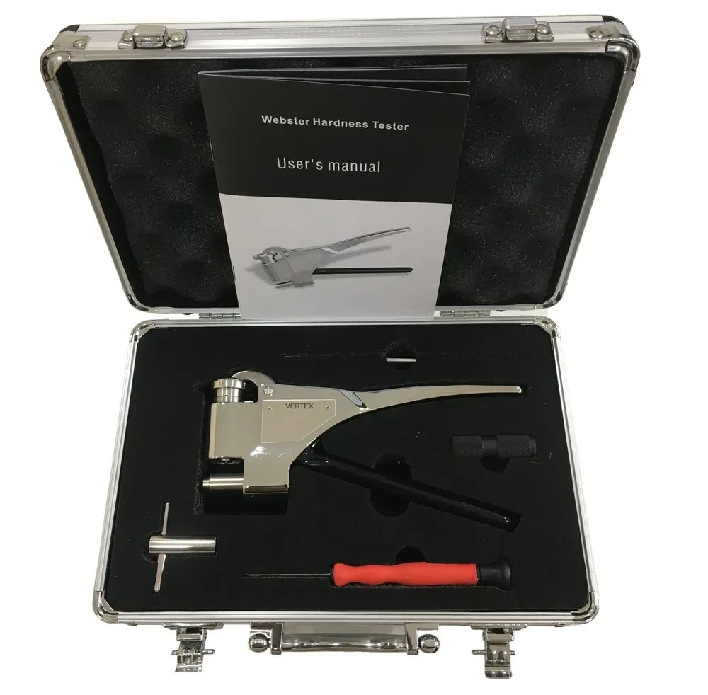 Webster hardness tester kit for aluminium profile verification